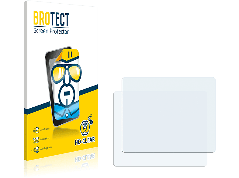 BROTECT 2x klare Schutzfolie(für Specialized Turbo S (E-Bike Display) (im Querformat))