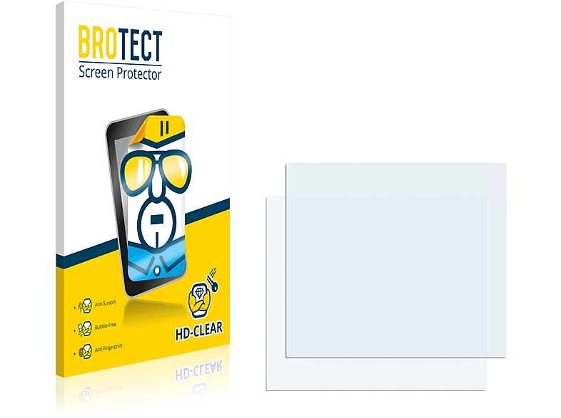 BROTECT 2x klare Schutzfolie(für Swissphone s.Quad Atex)
