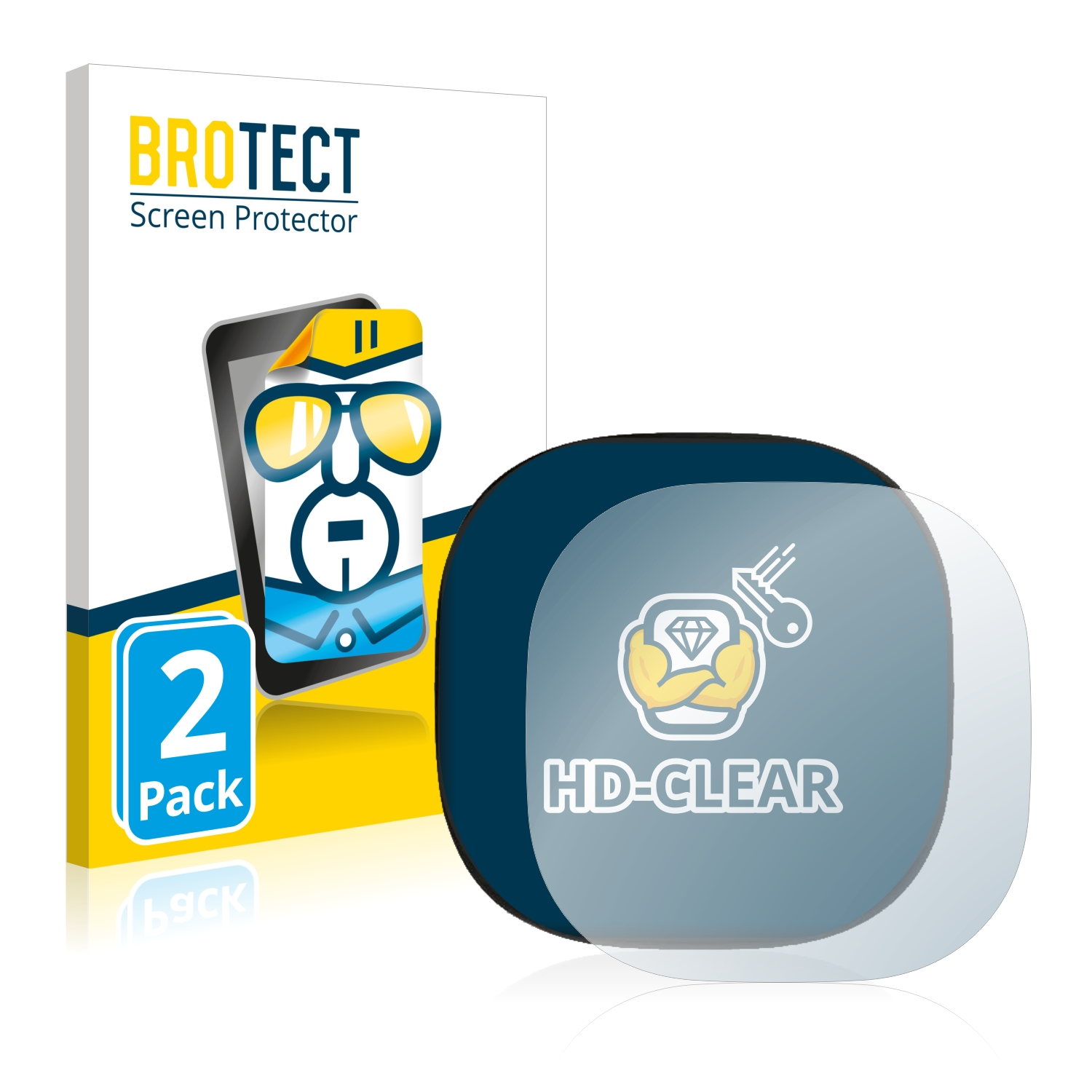 Smart klare Premium) Schutzfolie(für 2x BROTECT ecobee Thermostat