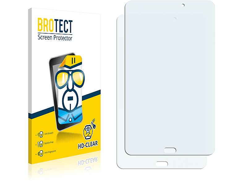 BROTECT 2x klare Schutzfolie(für Samsung 2017) WiFi 8.0 Galaxy Tab A