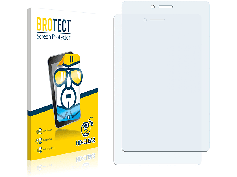 BROTECT 2x klare Schutzfolie(für Samsung Galaxy Tab A 8.0 LTE 2019)