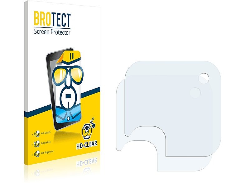BROTECT 2x klare Schutzfolie(für Lattissima Gran DeLonghi EN650.W)
