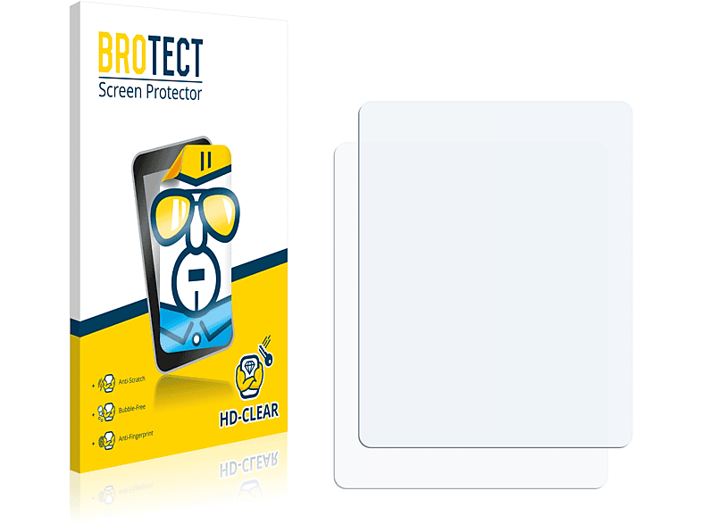 2x Schutzfolie(für klare Smartwatch BROTECT 2) Eco GoClever Chronos