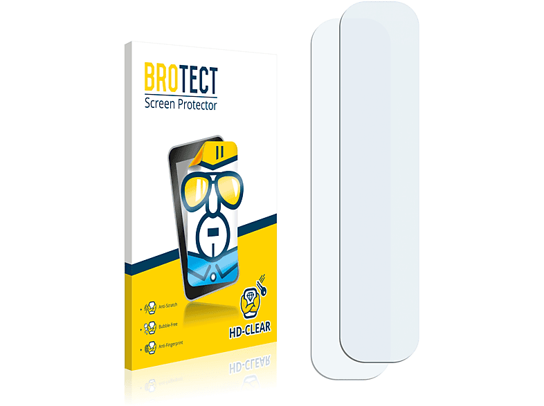 BROTECT 2x A9 2018) Galaxy Schutzfolie(für Samsung klare