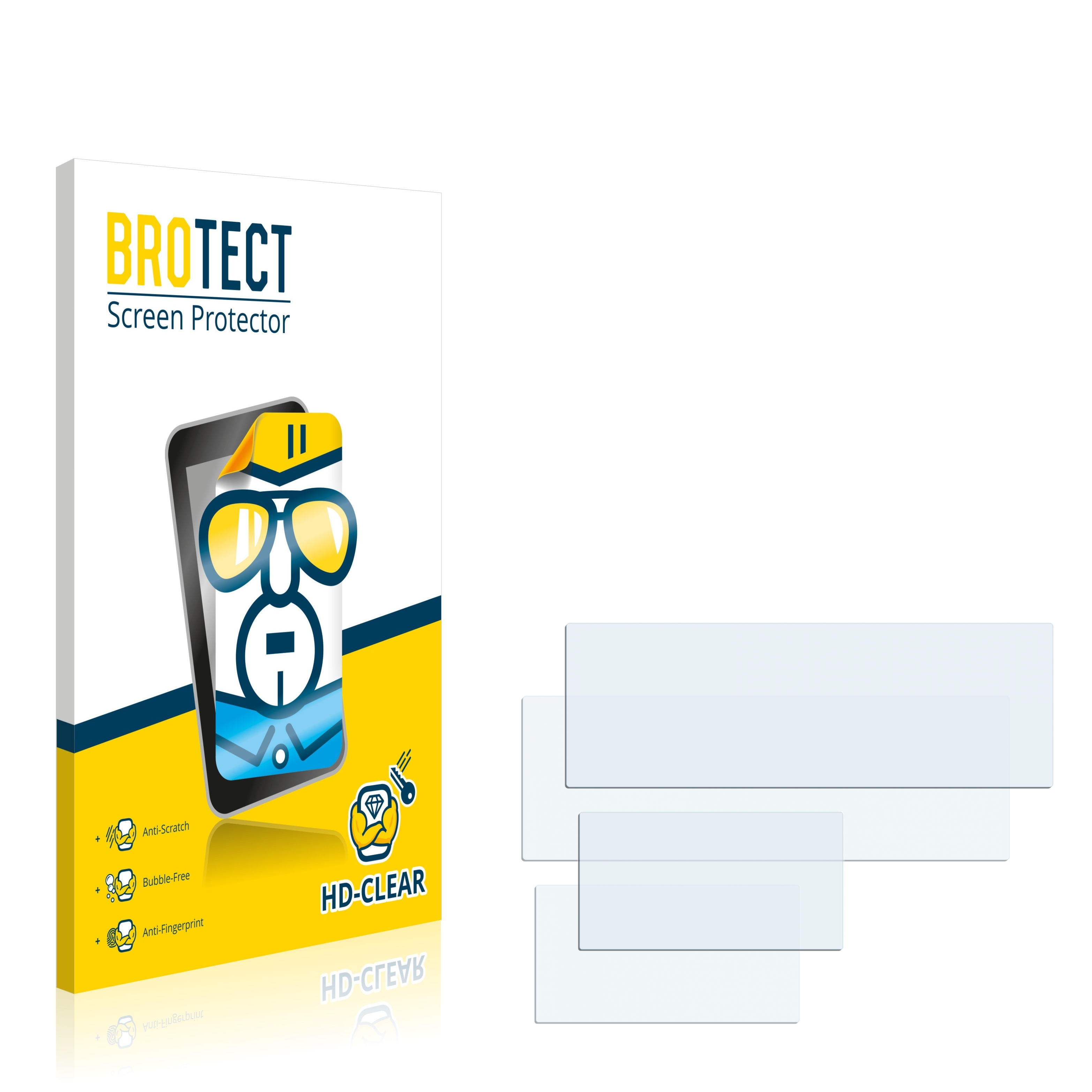 BROTECT X9E) Schutzfolie(für klare Taranis 2x FrSky