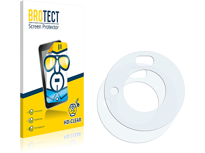 BROTECT 2x klare Schutzfolie(für Huawei Pro Plus) Mate 40