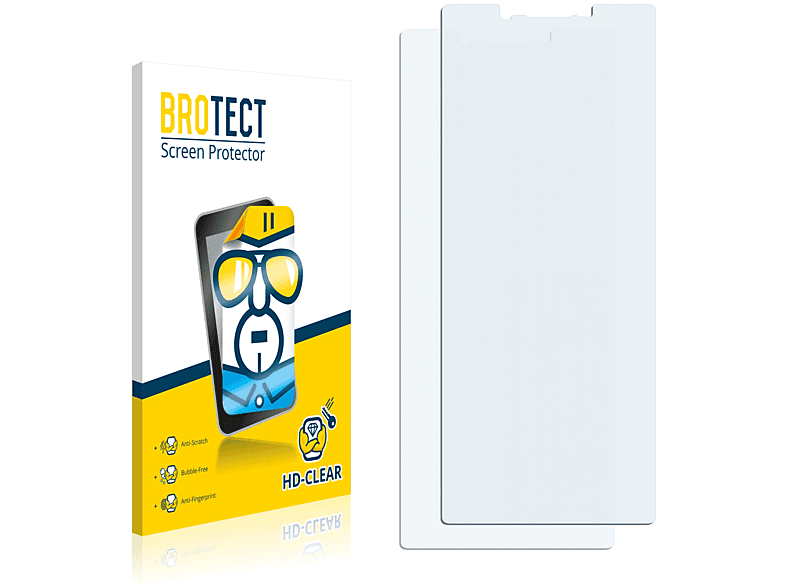 BROTECT 2x klare Schutzfolie(für Doogee X60L)