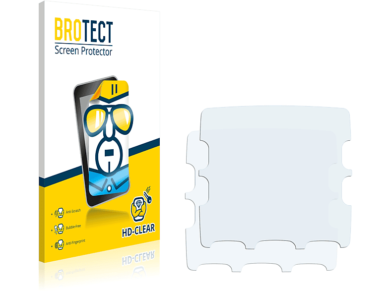 BROTECT 2x klare Schutzfolie(für Logitech Harmony 650)