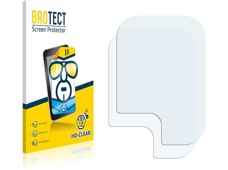 BROTECT 2x klare Schutzfolie(für Youth) 10 Mi Xiaomi