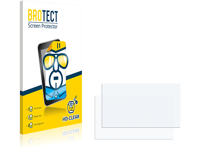50 2x klare B IntelliLink) Schutzfolie(für Navi Opel Vivaro BROTECT 2015