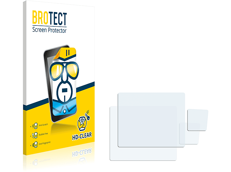 BROTECT 2x klare Schutzfolie(für Sony Alpha 850 (DSLR-A850))