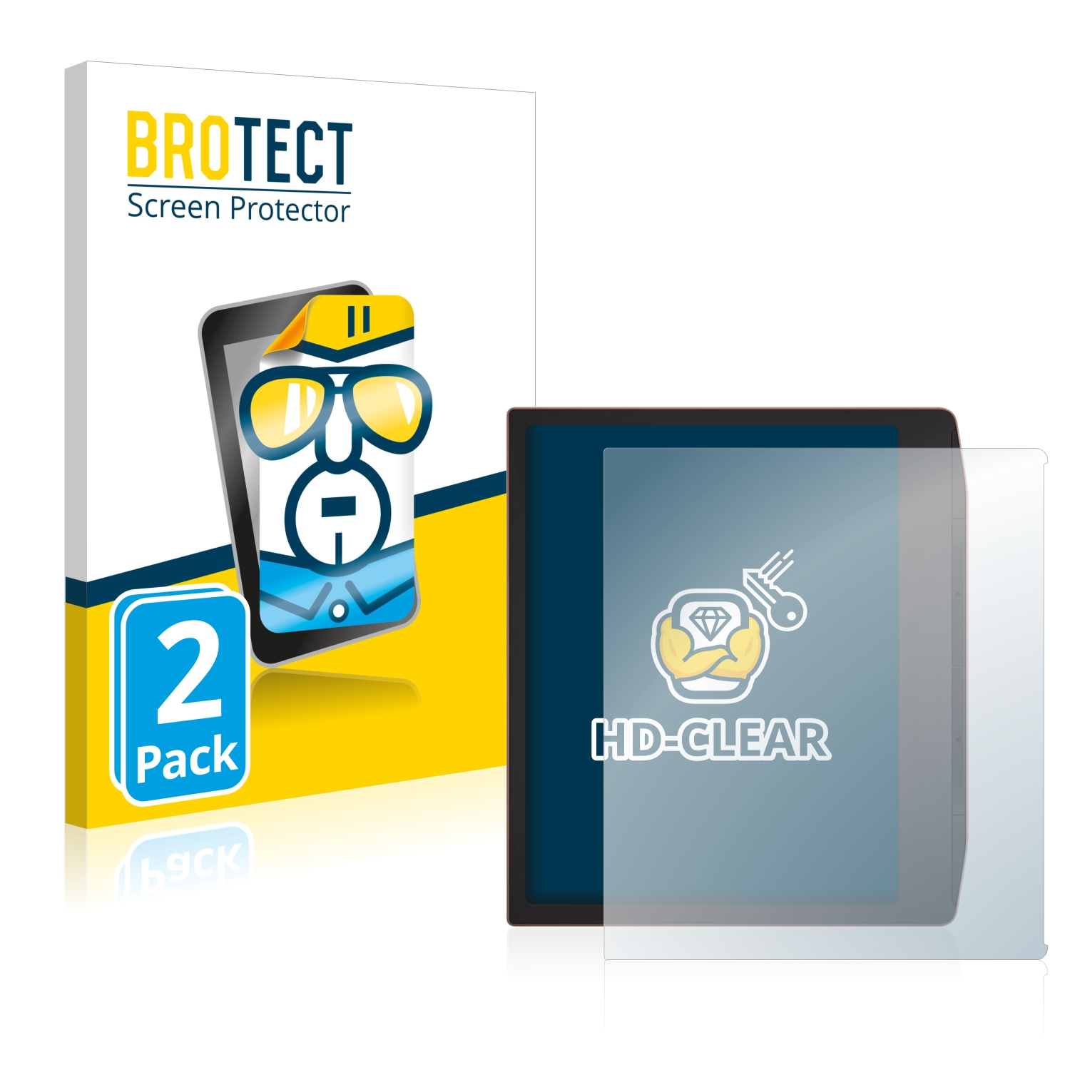 klare BROTECT Era) Schutzfolie(für 2x PocketBook