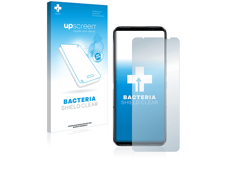 UPSCREEN antibakteriell klare Schutzfolie(für ASUS 6 ROG Phone Pro)