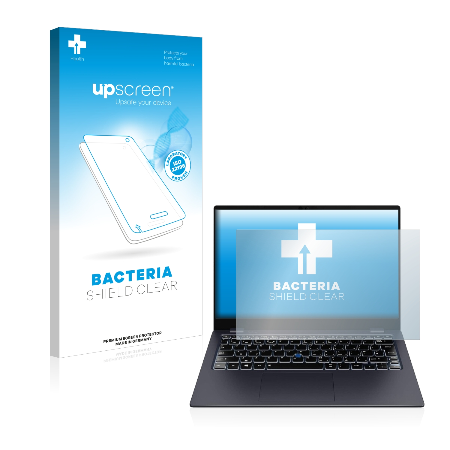 UPSCREEN antibakteriell klare Schutzfolie(für Dynabook X30L-K) Portégé