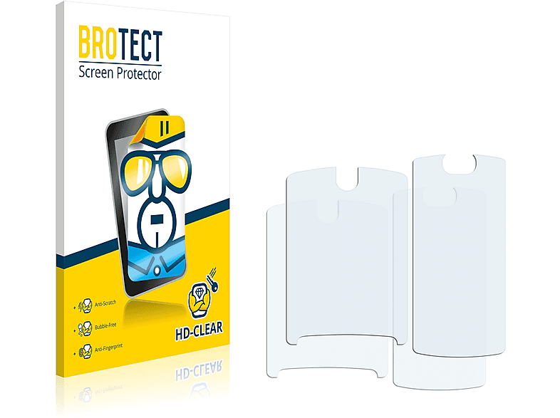 BROTECT 2x klare Schutzfolie(für Motorola Razr V8)
