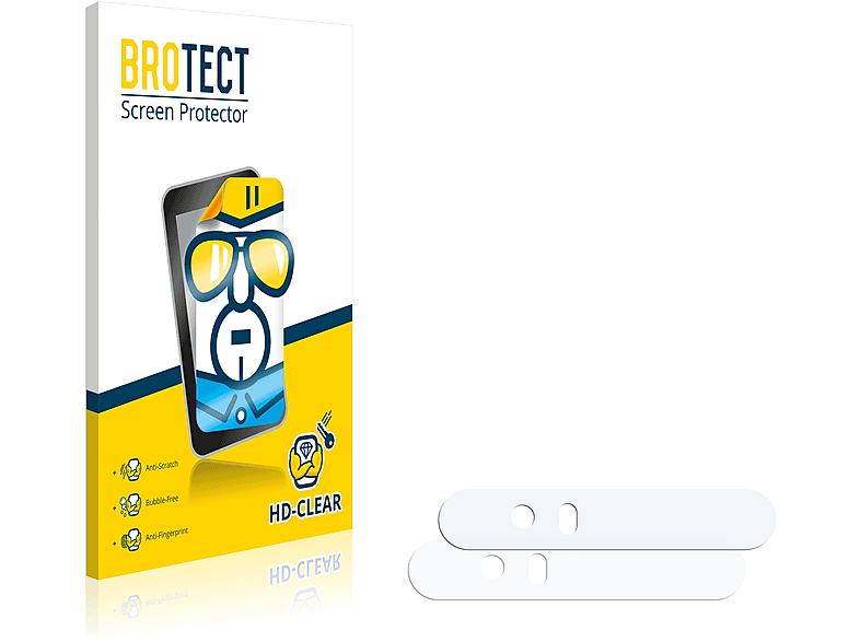 BROTECT 2x 6P) Schutzfolie(für Nexus Google klare