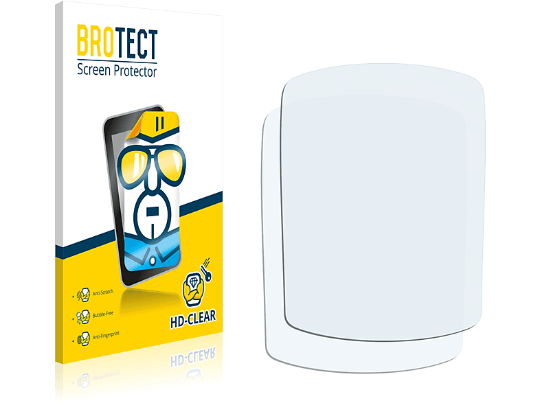 BROTECT 2x klare Schutzfolie(für Garmin eTrex Vista HCx) | Navi-Taschen & -Schutzfolien