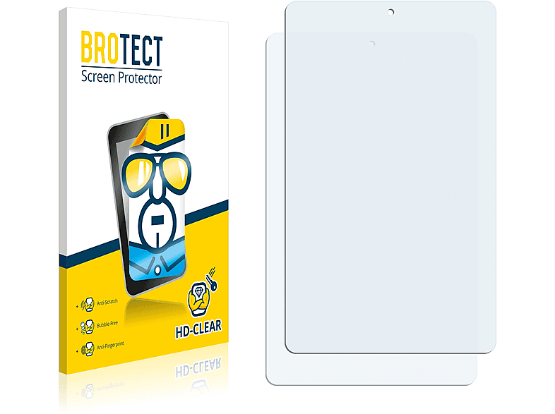 BROTECT 2x klare Schutzfolie(für Acer B1-730) 7 Iconia One