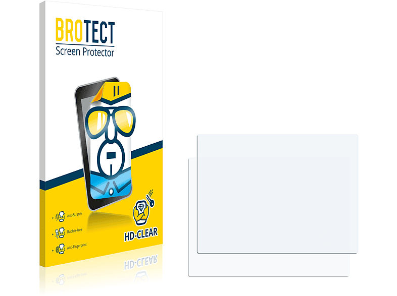 BROTECT 2x klare Uconnect Schutzfolie(für Cherokee 8.4\