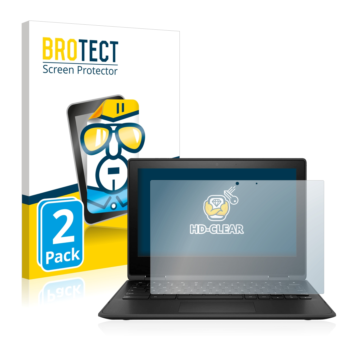 klare Schutzfolie(für Chromebook 2x 11 G3) BROTECT HP x360