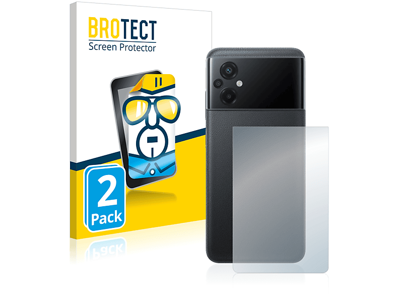 BROTECT 2x klare Schutzfolie(für Xiaomi Poco M5)