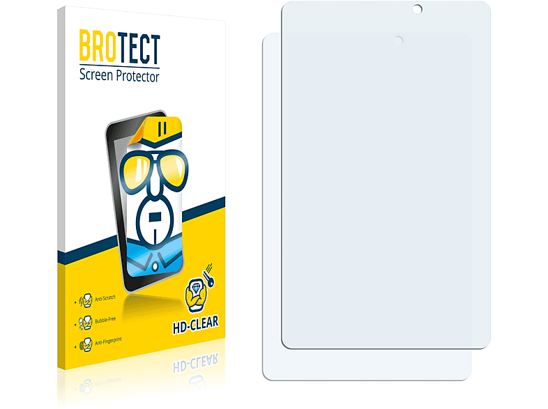 klare 2x T8) Schutzfolie(für MatePad Huawei BROTECT