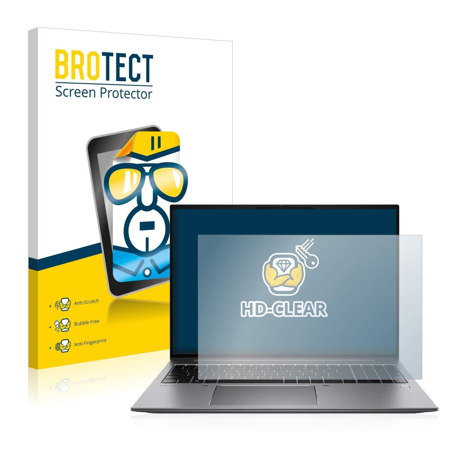 BROTECT klare Schutzfolie(für HP ZBook Firefly G9) 16