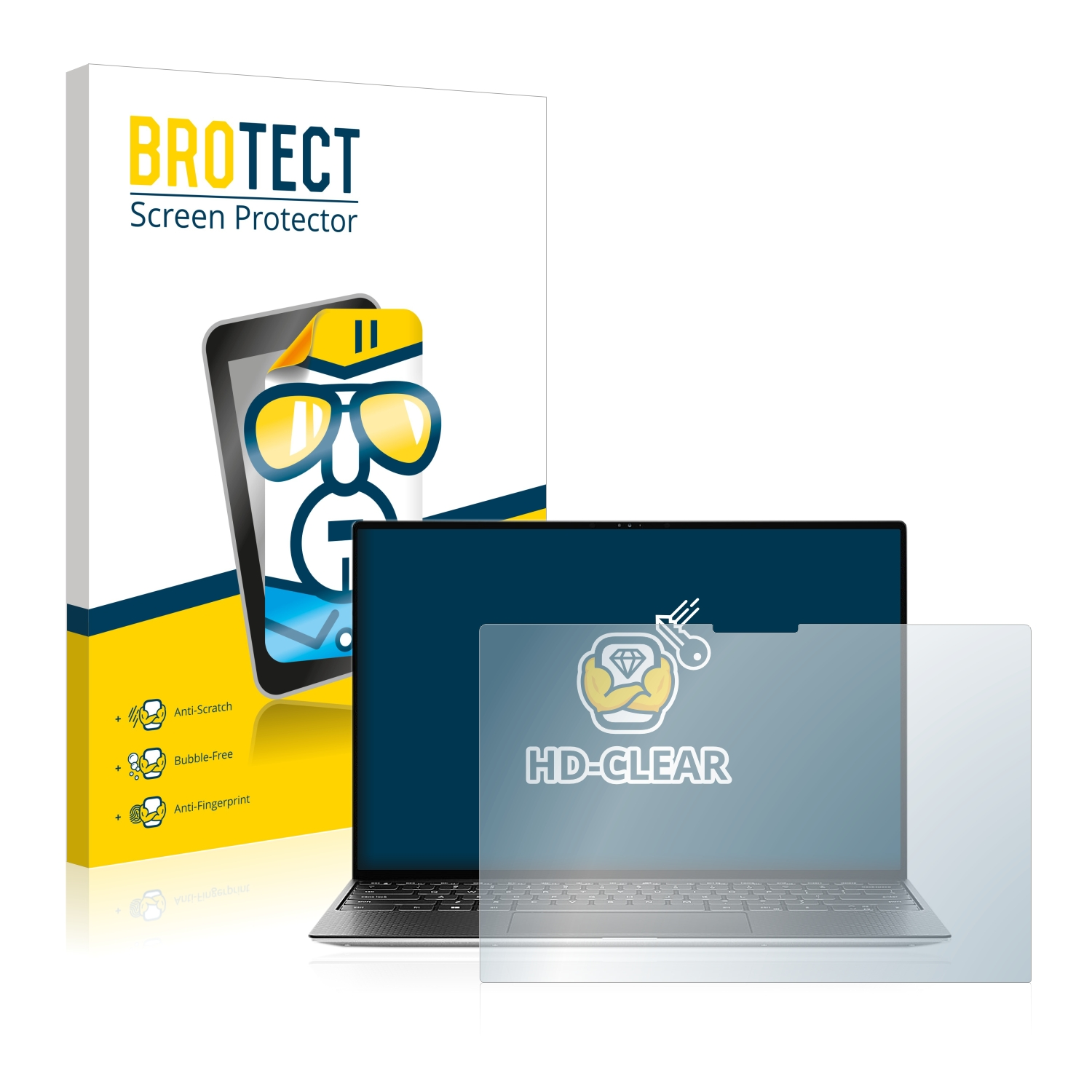 BROTECT klare Schutzfolie(für Dell 13 9310 XPS Touch)