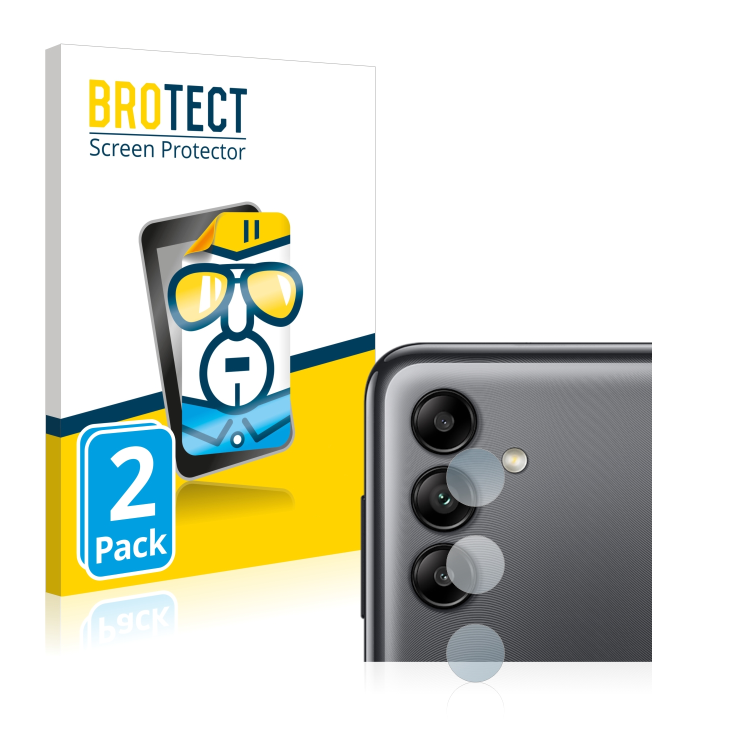 BROTECT 2x klare Samsung Galaxy A04s) Schutzfolie(für