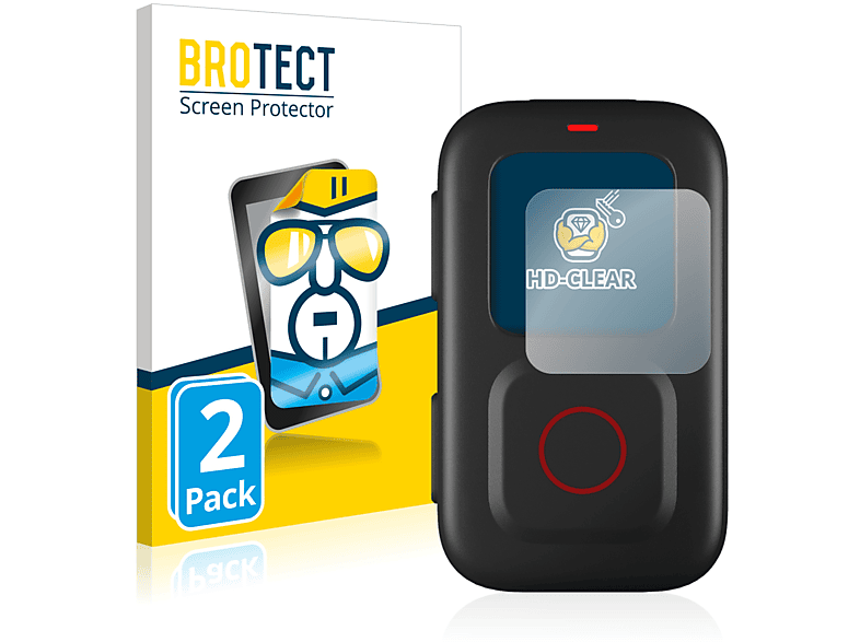 BROTECT Remote) Schutzfolie(für klare GoPro 2x