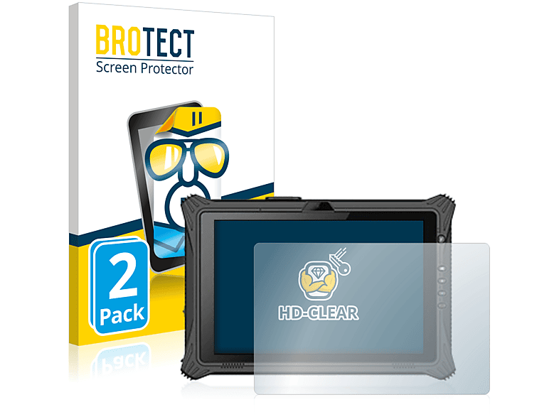 BROTECT 2x klare Schutzfolie(für Hematec SolidTab Pro 8250 10)
