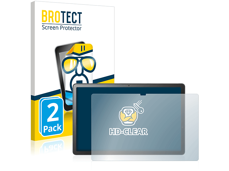 BROTECT 2x klare Schutzfolie(für LG Ultra Tab)