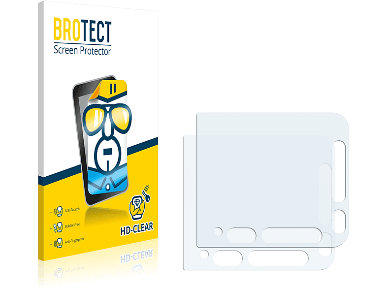 BROTECT 2x klare Schutzfolie(für Sony DSC-RX0M2 (RX0 II))