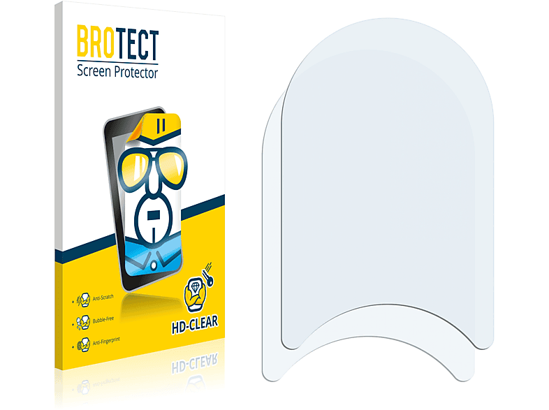 BROTECT 2x klare Schutzfolie(für Doro 8050)