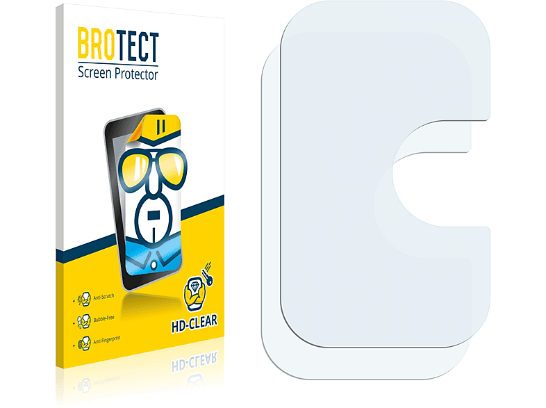 BROTECT 2x klare Schutzfolie(für Samsung Galaxy M51)
