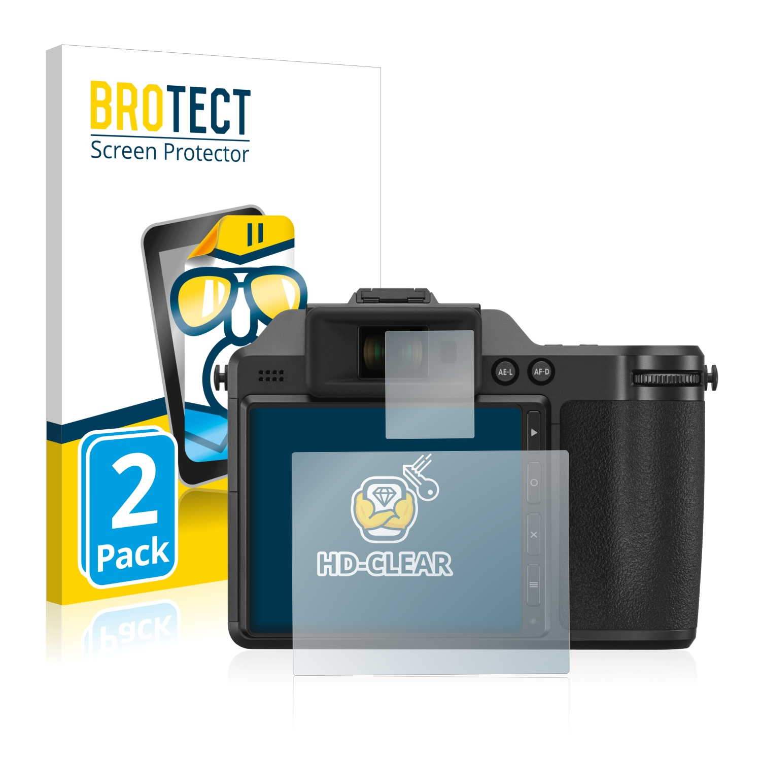 X-H2) Schutzfolie(für 2x Fujifilm klare BROTECT