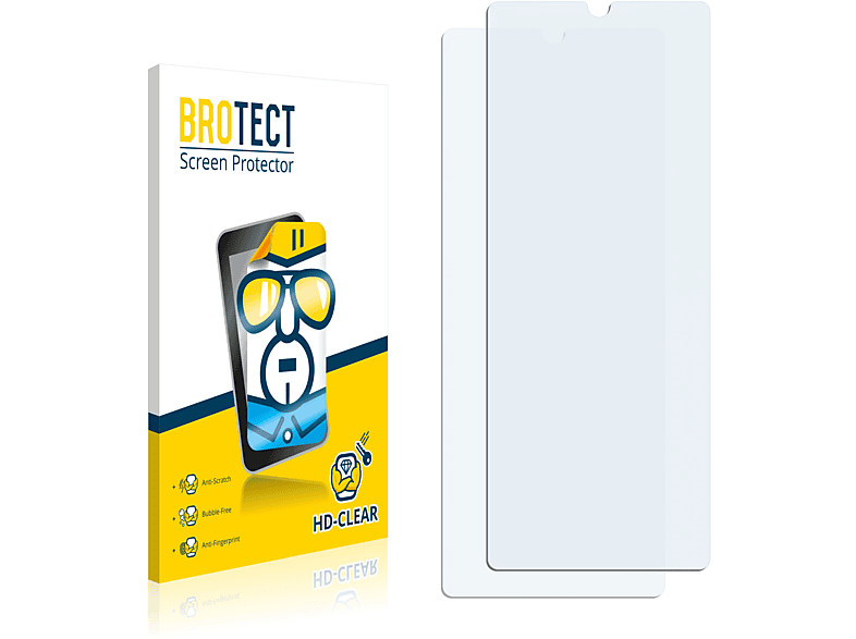 BROTECT 2x klare Schutzfolie(für ZTE Blade 20 Pro 5G)