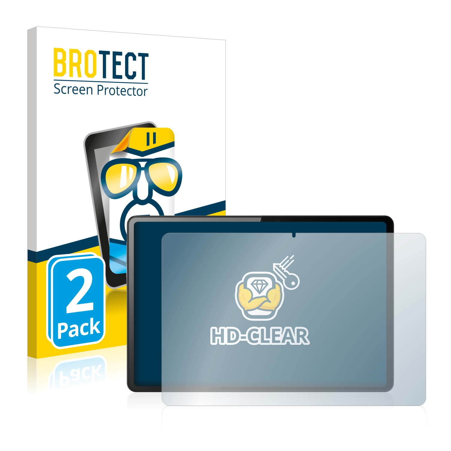 BROTECT 2x klare Schutzfolie(für Motorola Tab Moto G62)
