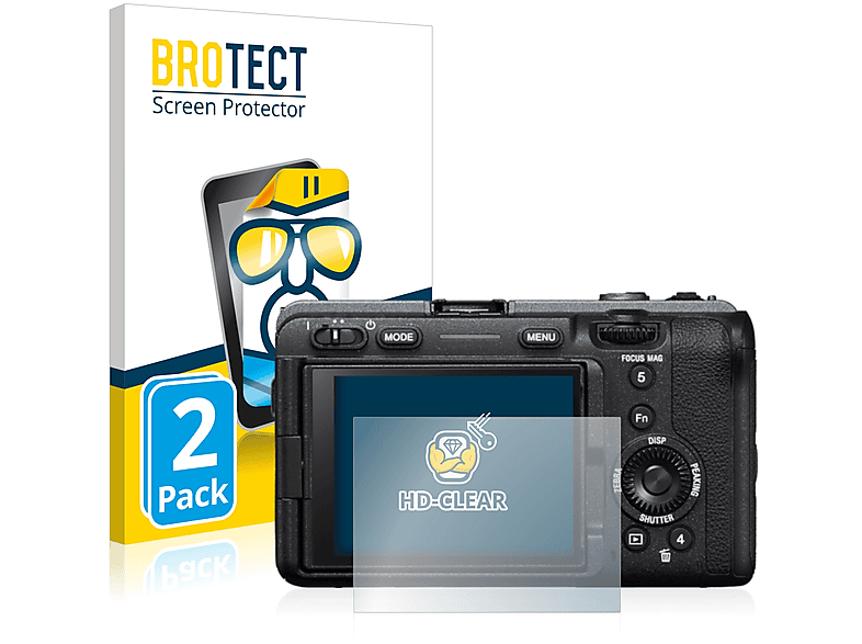 BROTECT Mattschutzfolie Für Sony Alpha ZV-E10 | 2 Stück Entspiegelt & Anti-Fingerprint