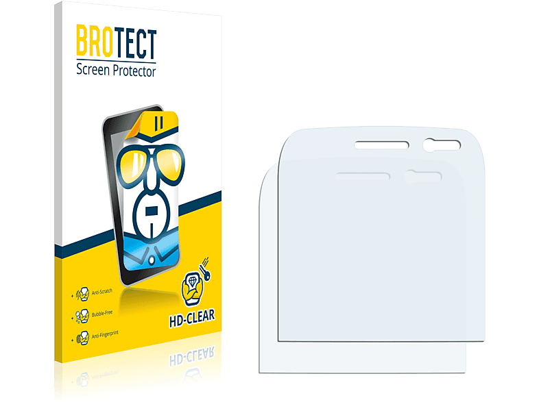 BROTECT 2x klare Schutzfolie(für Nokia E6-00)