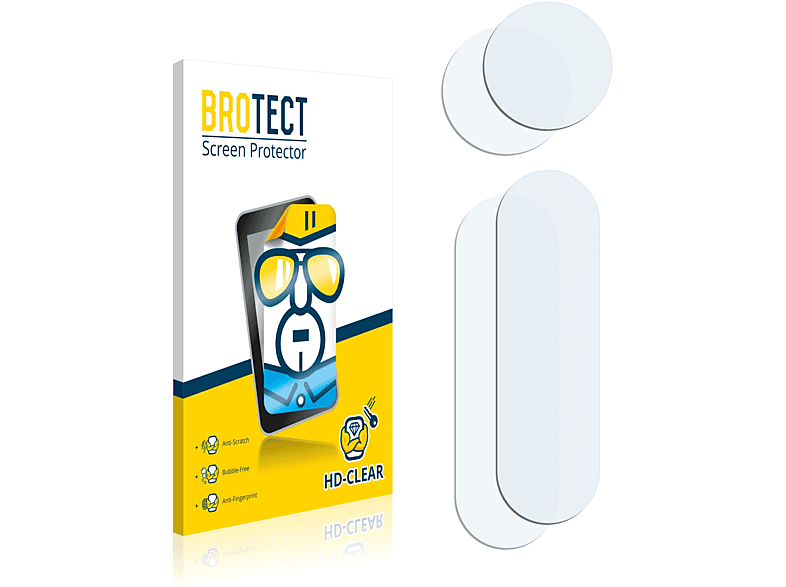 BROTECT 2x Motorola Moto klare G8 Power) Schutzfolie(für