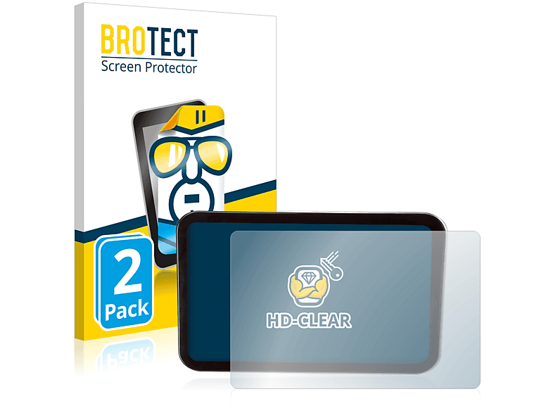 BROTECT 2x klare Schutzfolie(für Vtech Preschool Colour Tablet)