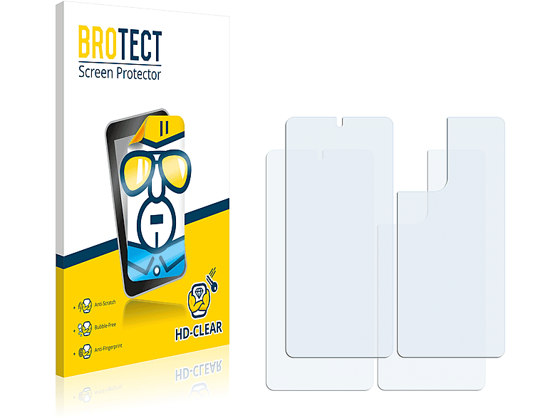 BROTECT 2x 5G) Samsung Schutzfolie(für klare Galaxy A73