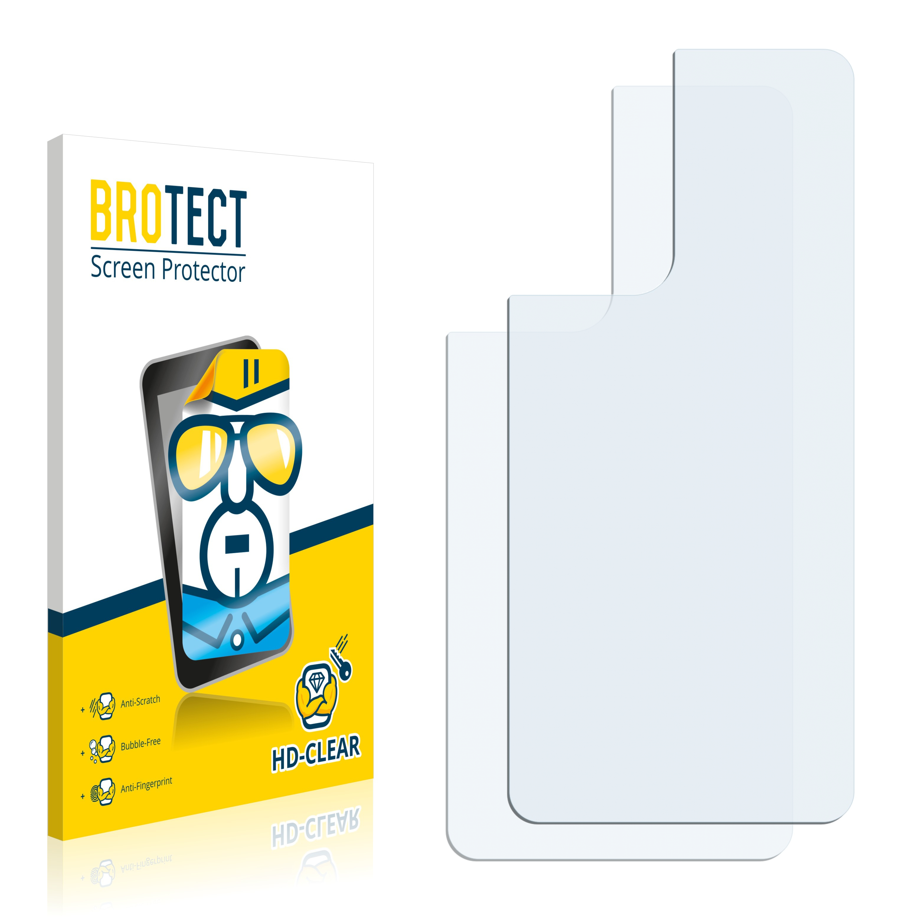 BROTECT 2x klare Schutzfolie(für Galaxy A33 Samsung 5G)