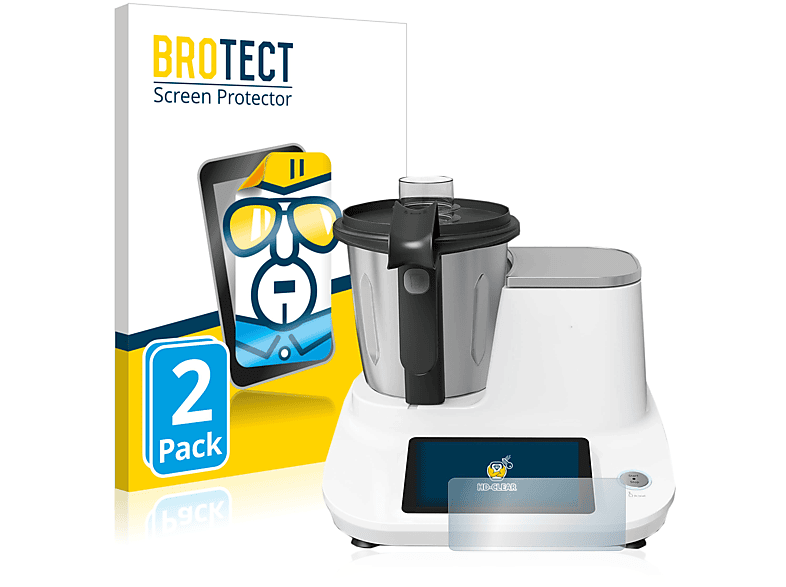 BROTECT 2x klare Schutzfolie(für Moulinex Click&Cook HF5061) SATURN