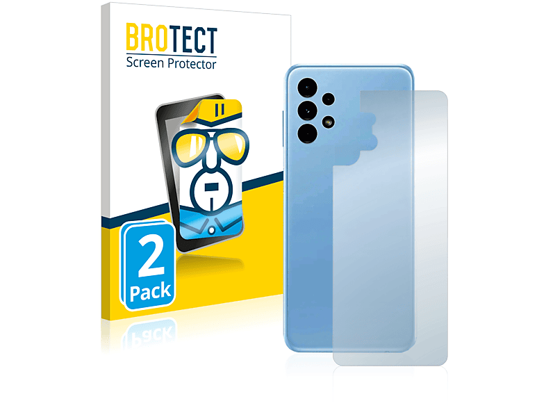 BROTECT 2x klare Samsung Schutzfolie(für Galaxy (Rückseite)) A13