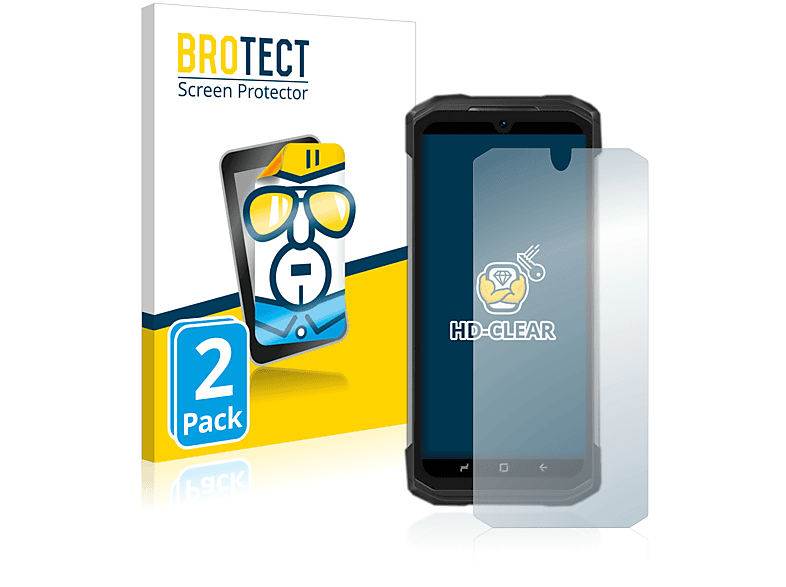 BROTECT 2x klare Schutzfolie(für S98 Pro) Doogee