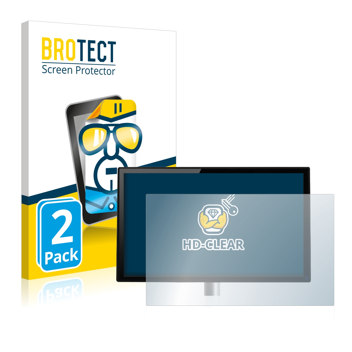 MMT8017) BROTECT 2x ads-tec klare Schutzfolie(für