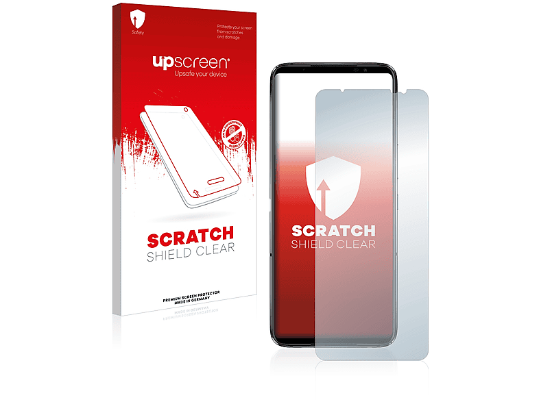 UPSCREEN Kratzschutz klare ASUS Schutzfolie(für 6 Phone Pro) ROG