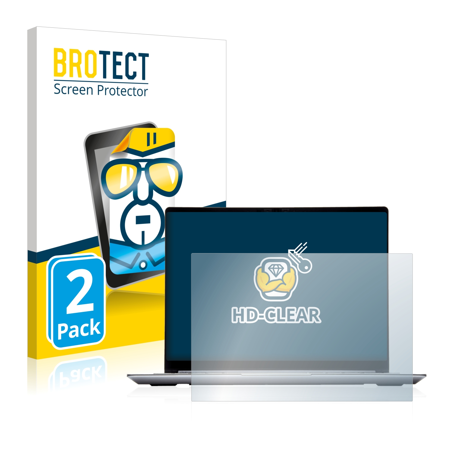 Laptop) klare Framework 2x Schutzfolie(für BROTECT
